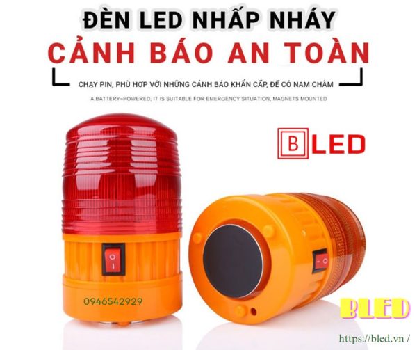 Đèn cảnh báo dùng pin