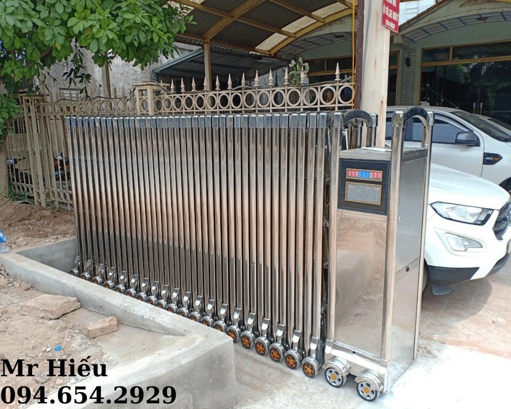 Cổng Xếp Inox 304