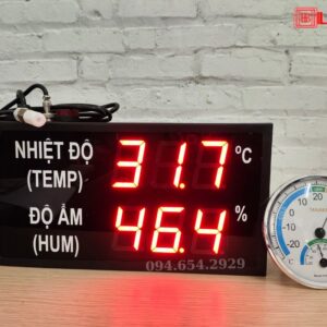 BẢNG LED ĐO NHIỆT ĐỘ