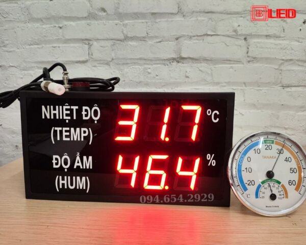 BẢNG LED ĐO NHIỆT ĐỘ