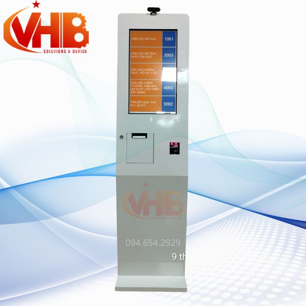 Kiosk lấy số thứ tự cho ủy ban