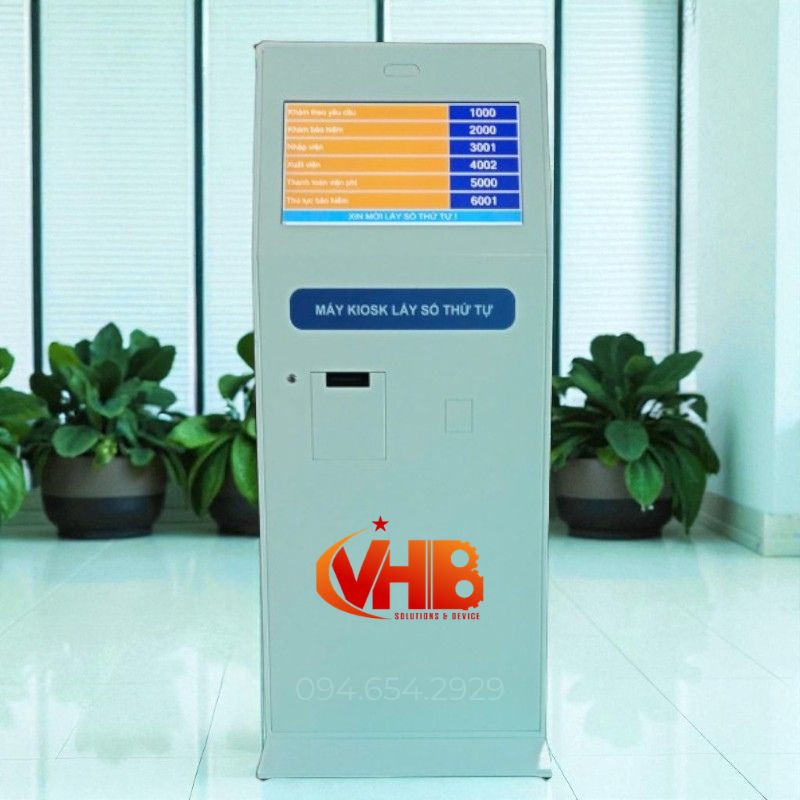 Kiosk tự động đăng ký khám bệnh 2 Máy kiosk đăng ký khám bệnh