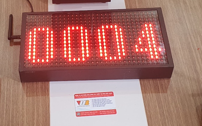 Bảng LED đếm số sản phẩm trên băng chuyền 1 bảng LED đếm số sản phẩm