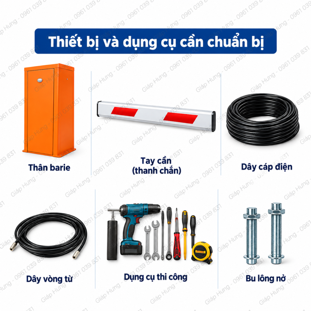 Cách Lắp Đặt Barie 1 Cach lap dat barie