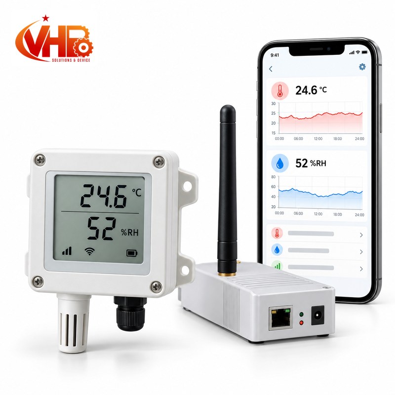 Hệ thống giám sát nhiệt ẩm từ xa – Giải pháp theo dõi thông minh VHB 1 he thong giam sat nhiet am tu xa 01